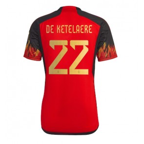 Lacne Muži Futbalové dres Belgicko Charles De Ketelaere #22 MS 2022 Krátky Rukáv - Domáci